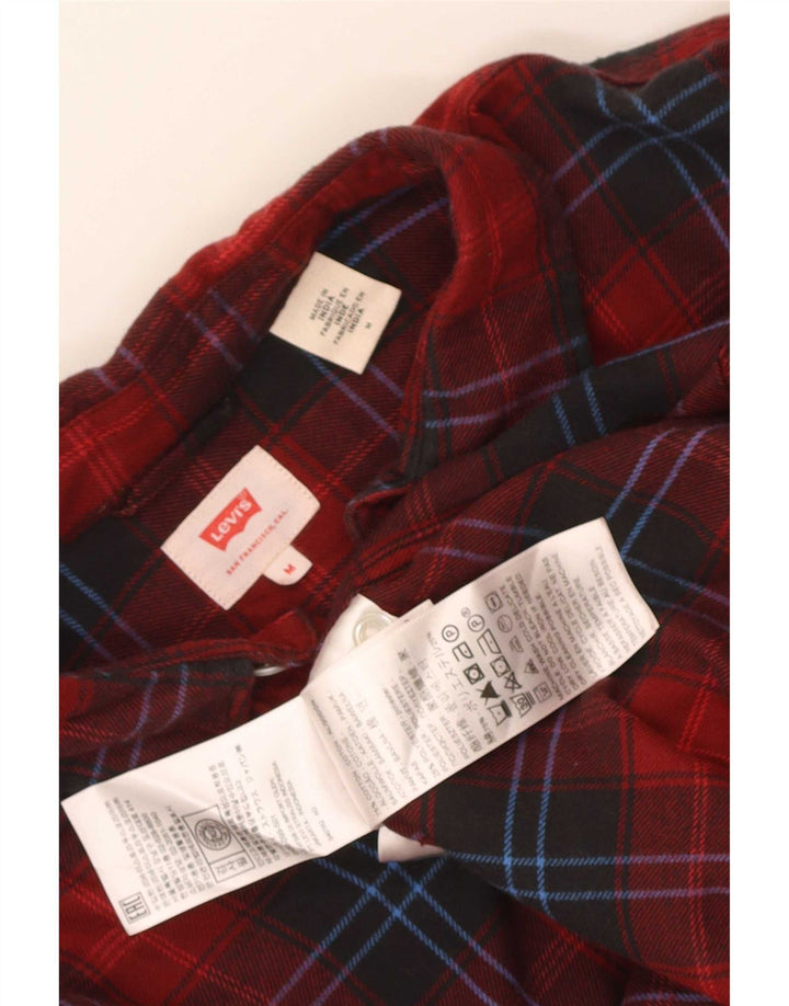 Levi's muška flanelska košulja, srednji crveni karirani pamuk