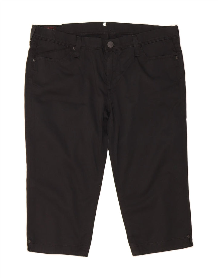 LEE Mens Enka Bermuda Shorts  W32 Medium Black Cotton Vintage Lee and Second-Hand Lee from Messina Hembry 