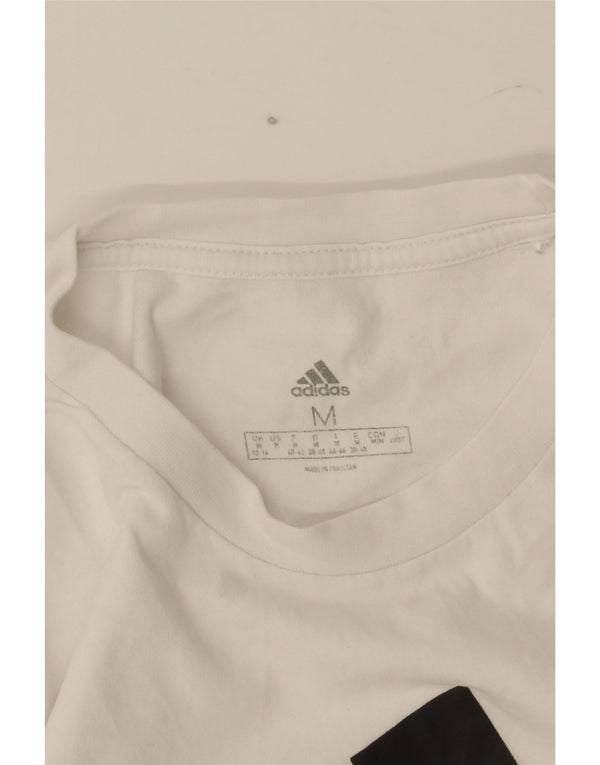 Adidas ženska majica s grafičkim motivima UK 12/14 srednje bijela