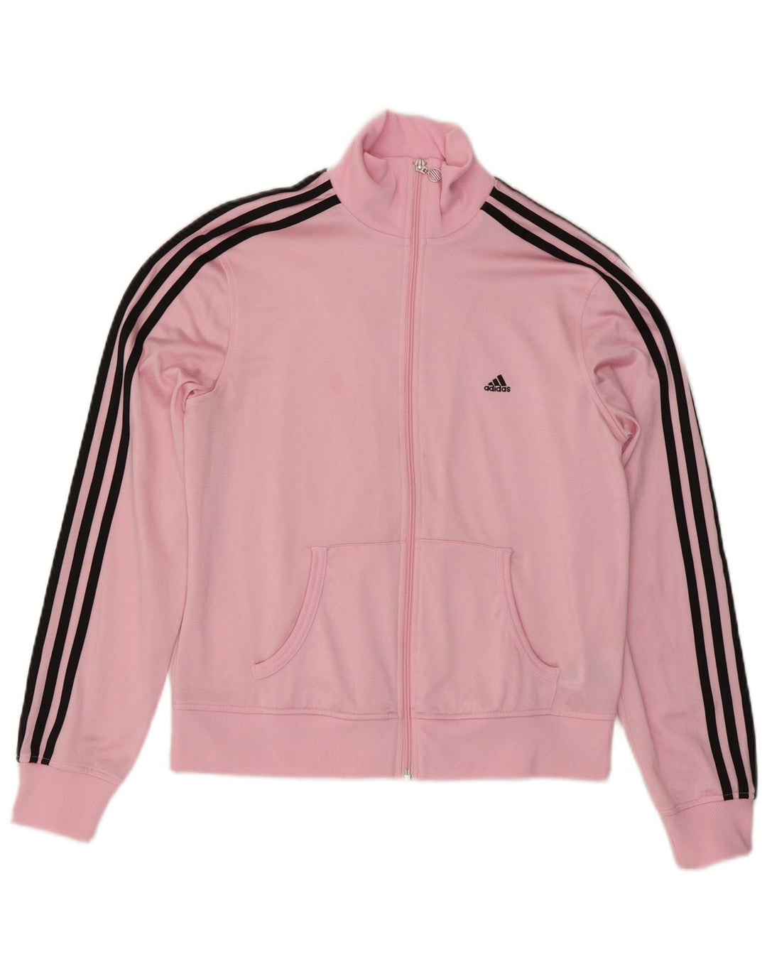Adidas ženska gornja jakna za trenirku UK 16 veliki ružičasti poliester