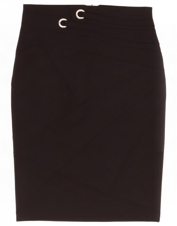 Ženska pencil suknja Karen Millen UK 12 Srednji W30 crni poliester