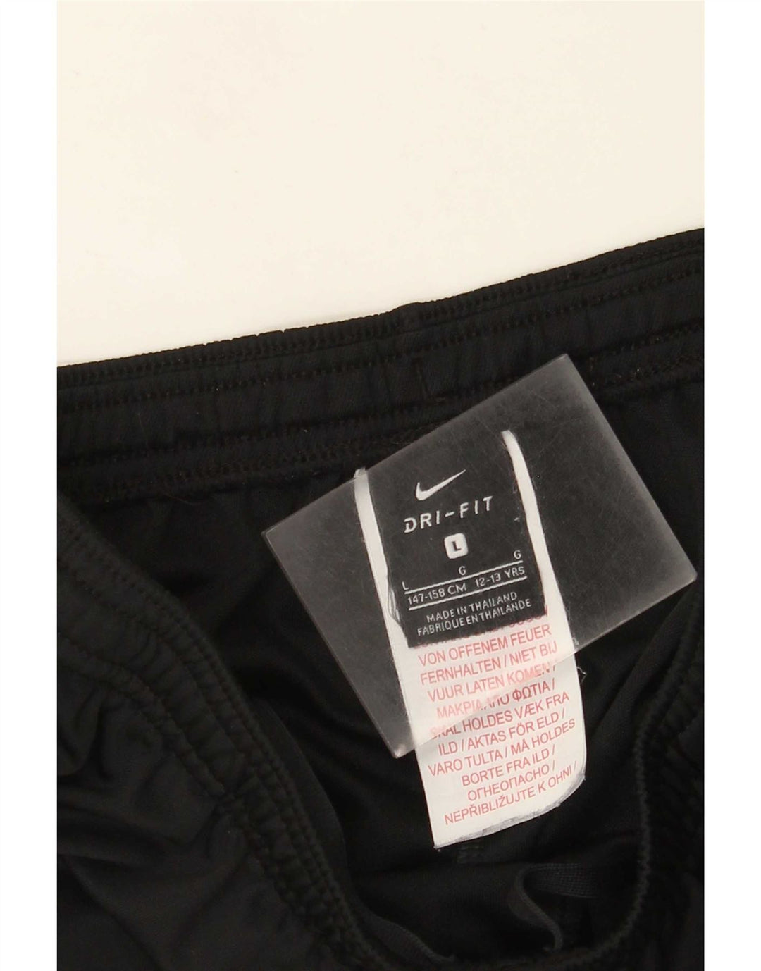 Nike Boys Dri Fit Hlače za trenirku 12-13 godina velike crne poliesterske