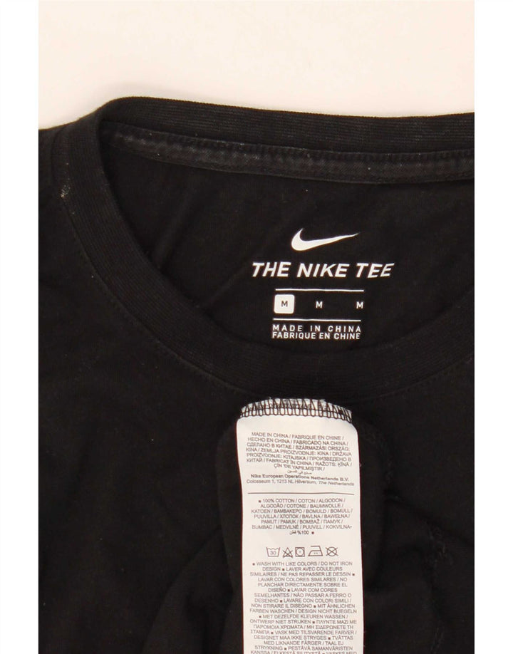 Nike muška majica kratkih rukava Srednji crni pamuk