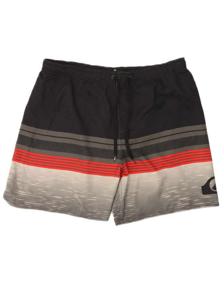 Quiksilver muške kratke hlače za kupanje 2XL crni poliester u boji