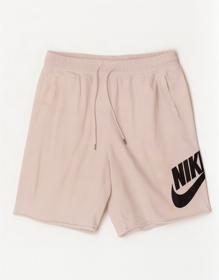 Nike muške grafičke sportske kratke hlače XL bijeli pamuk