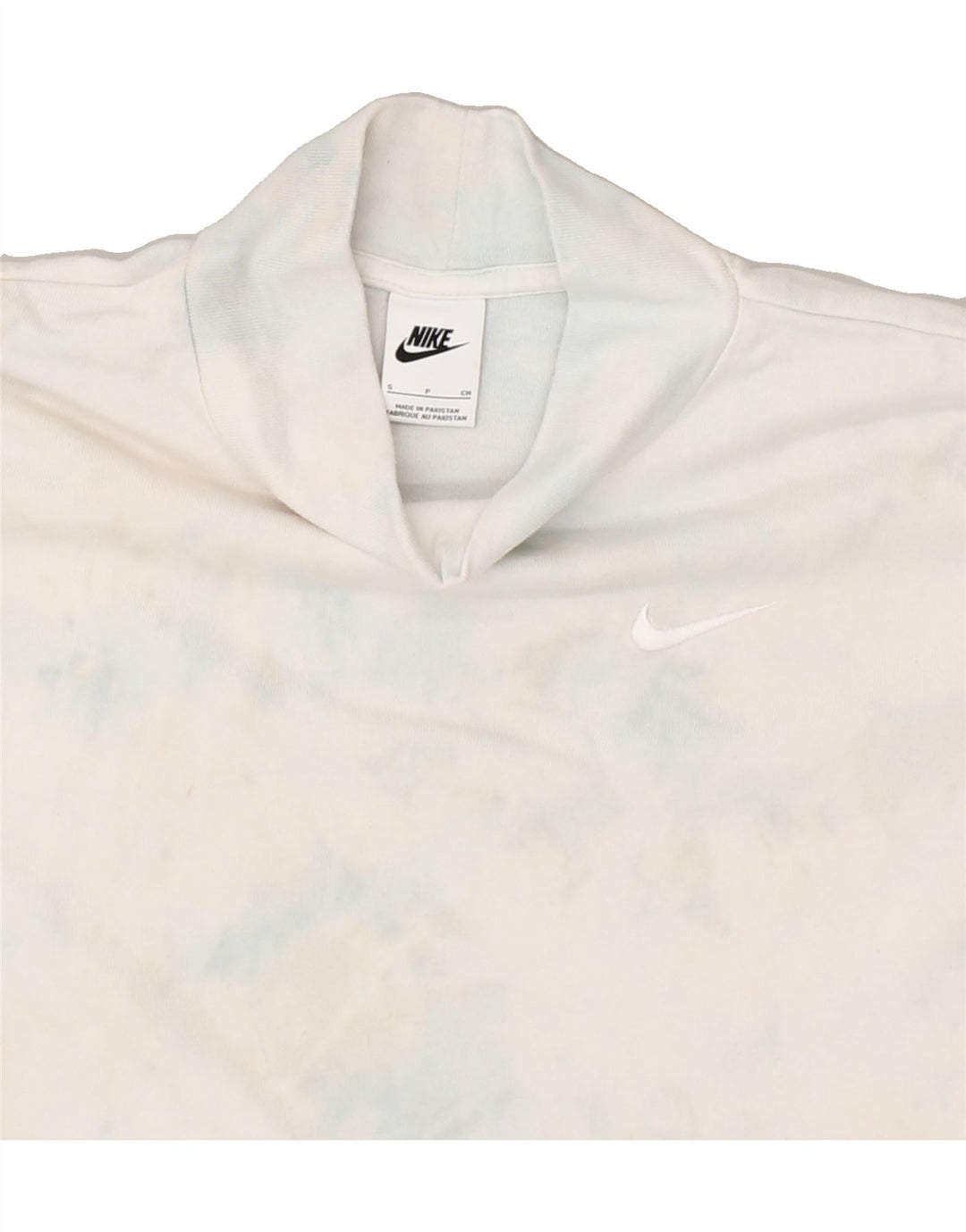 NIKE Womens Oversized Sleeveless Sweatshirt Jumper UK 10 Small White Vintage Nike and Second-Hand Nike from Messina Hembry 