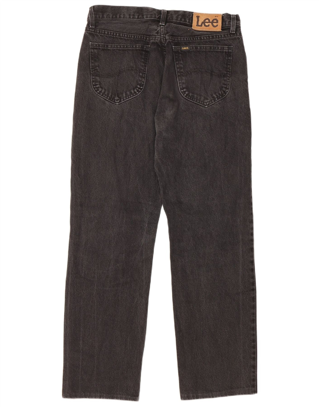 Lee Mens Chicago Straight Jeans W34 L29 crni pamuk