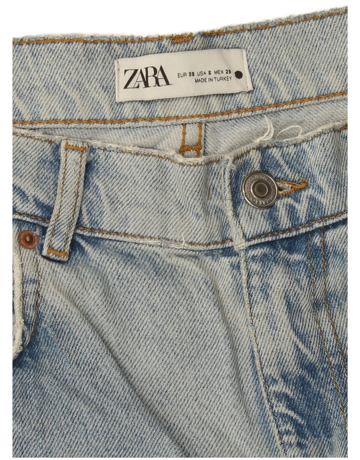 Zara ženske široke traperice EU 38 male W28 L26 plave