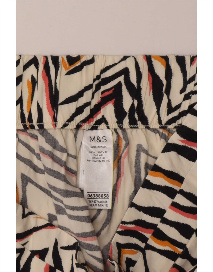 Marks & Spencer ženske ležerne kratke hlače UK 12 srednje W30 sivobijele