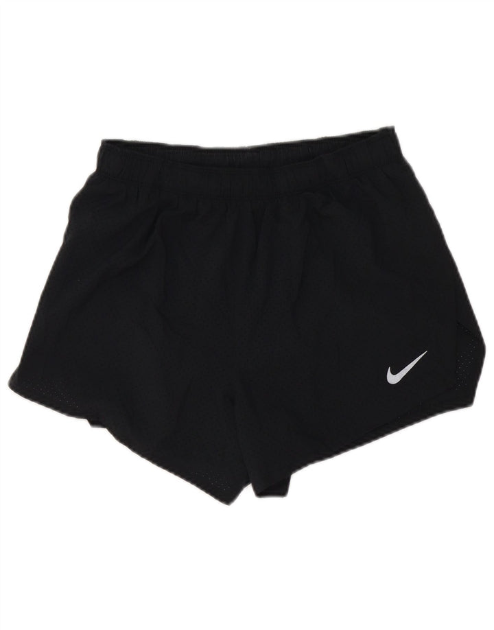 Nike Ženske Dri Fit Sportske kratke hlače UK 12 Srednje crni poliester
