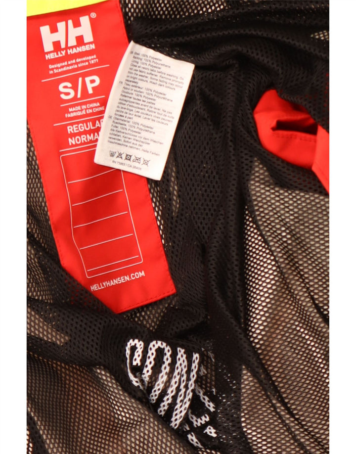 HELLY HANSEN Muška kišna jakna s kapuljačom s grafičkim motivima UK 36 Small Red Colourblock