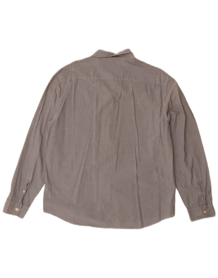 JACK WILLS Muška uska košulja XL siva pamuk na pruge