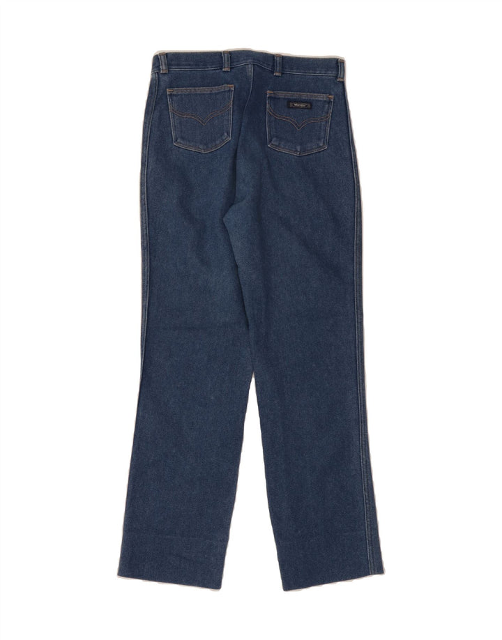 WRANGLER Womens Straight Jeans W34 L30 Blue Cotton Vintage Wrangler and Second-Hand Wrangler from Messina Hembry 