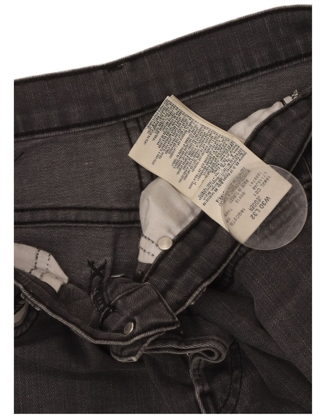 LEE muške ravne traperice Jegger W30 L32 sivi pamuk