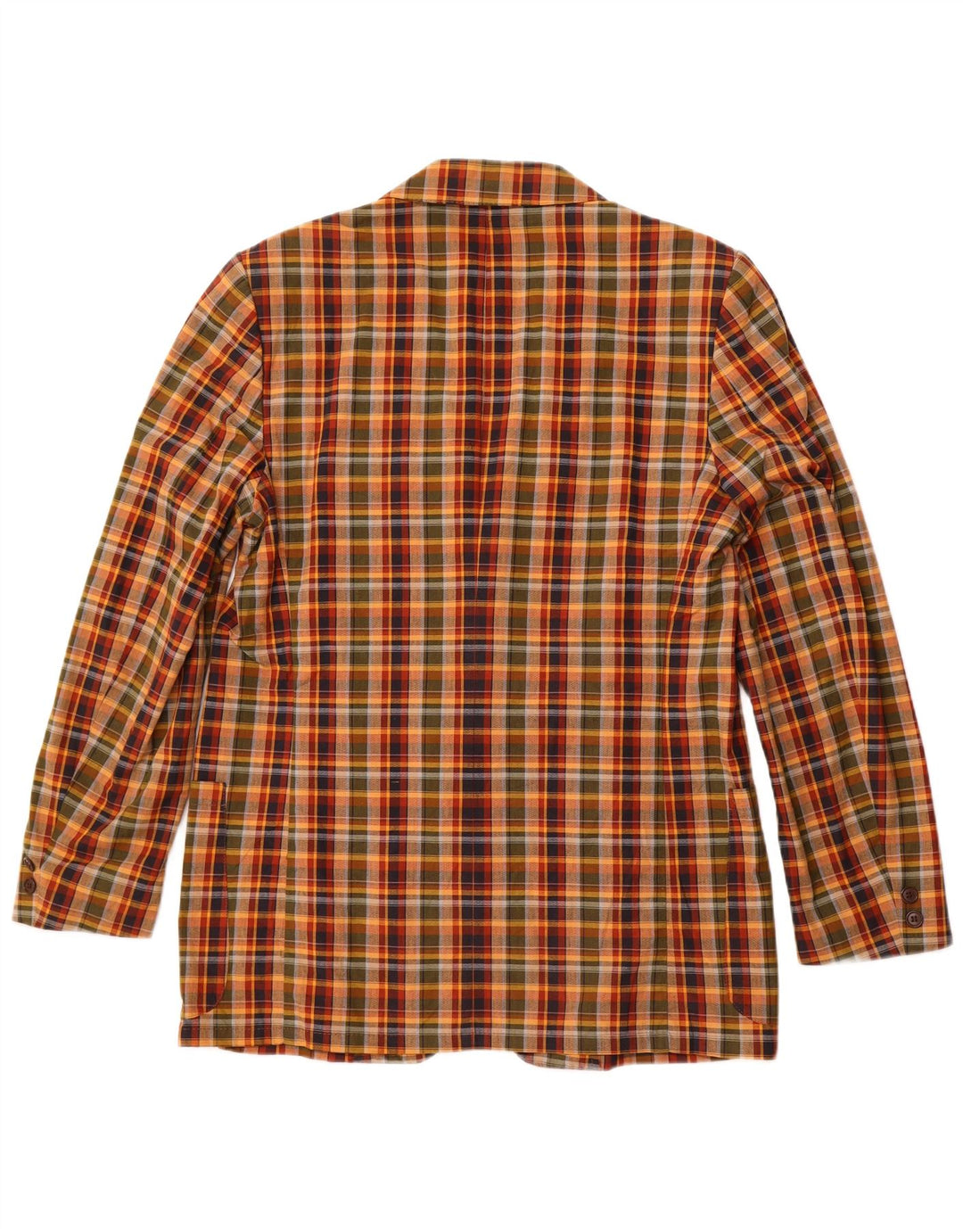 VINTAGE muška jakna sa 2 gumba IT 54 2XL šareni karirani pamuk