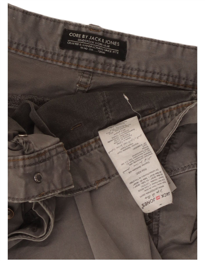 Jack & Jones muške chino kratke hlače W34 veliki sivi pamuk