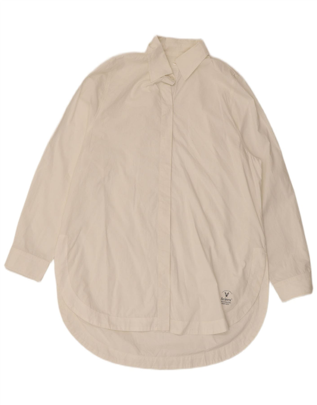 Avirex ženska dugačka košulja bluza UK 14 srednje bijele boje