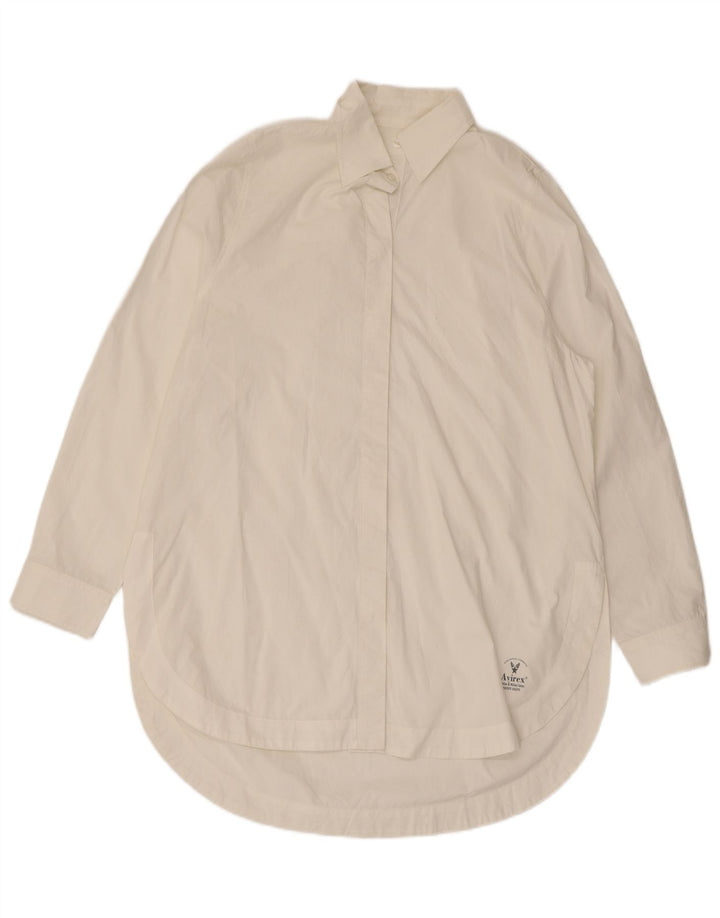 Avirex ženska dugačka košulja bluza UK 14 srednje bijele boje