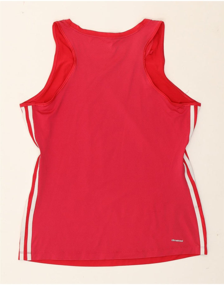 Adidas ženski Climacool prsluk UK 16/18 veliki ružičasti poliester