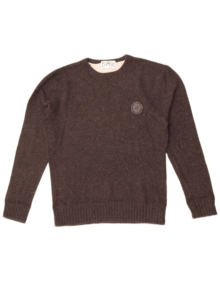 Levi's ženski pulover s okruglim izrezom UK 14 srednje sivi pamuk