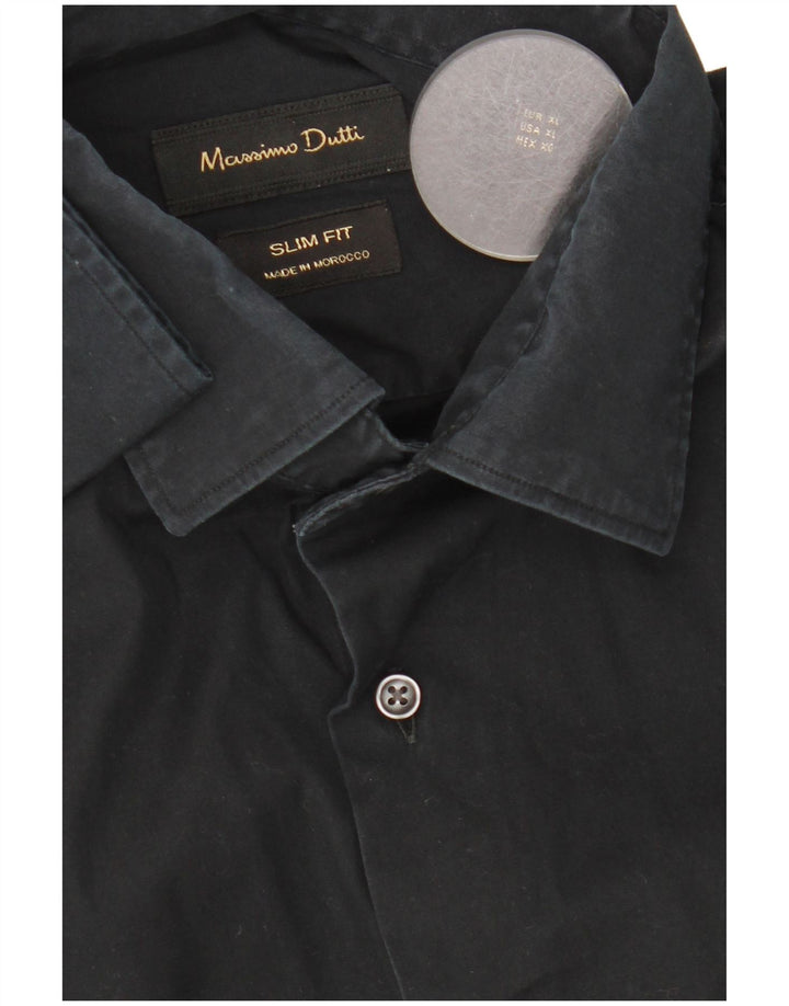 Massimo Dutti muška uska košulja XL crna