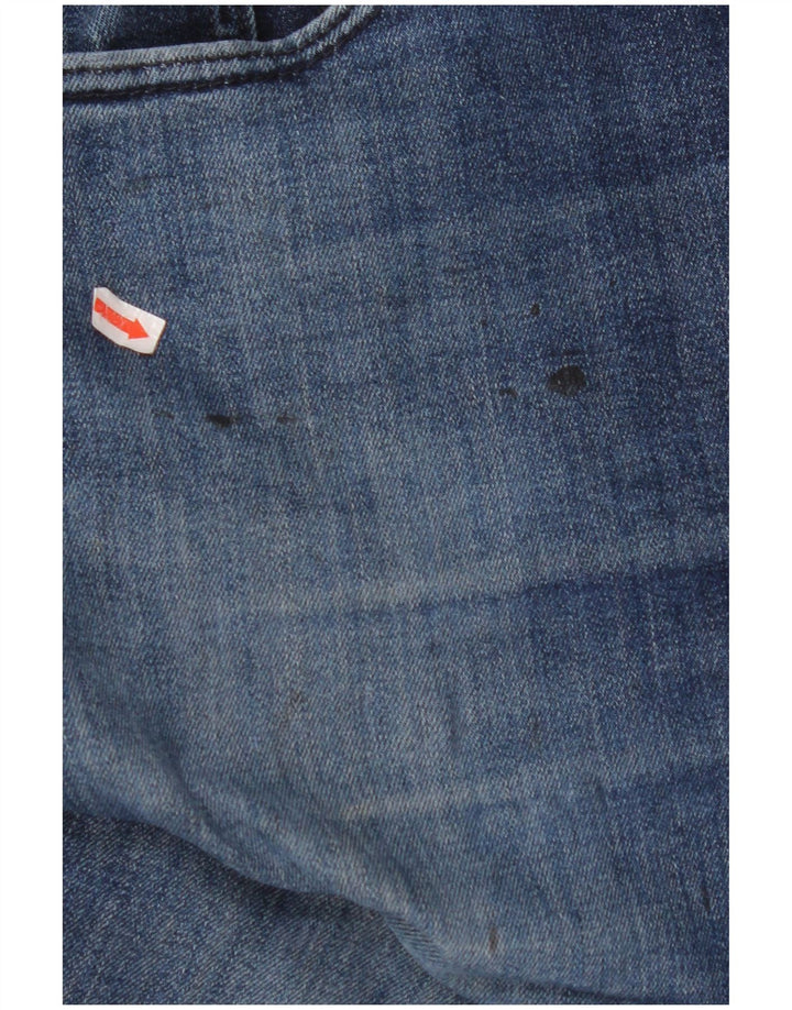 LEVI'S Muške 502 sužene traperice W34 L32 Plavi pamuk