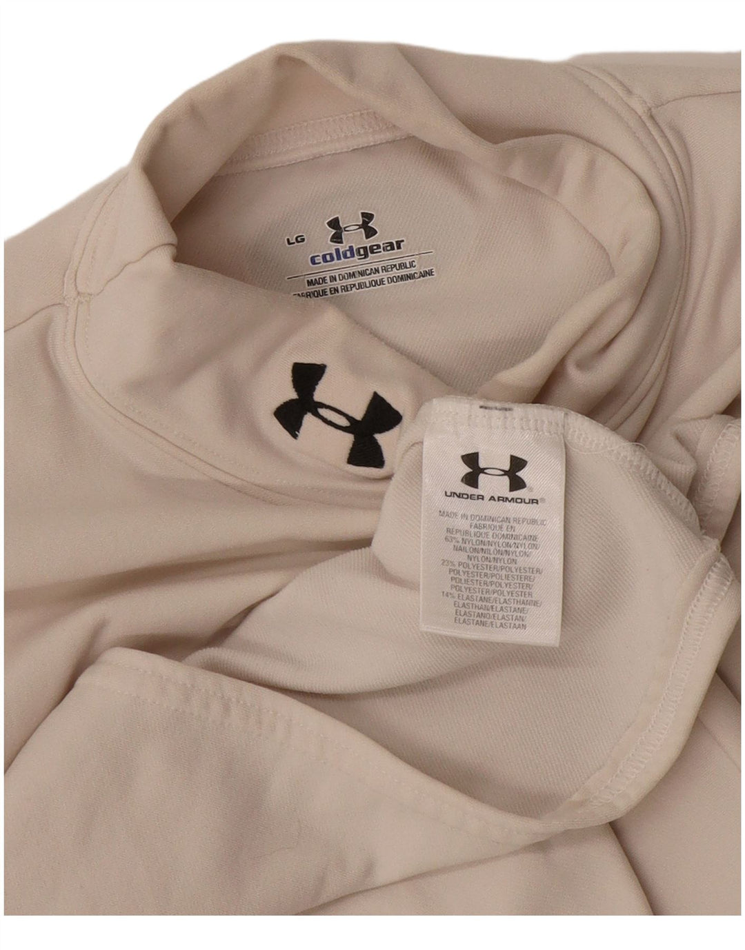 Under Armour Ženska Cold Gear majica s dugim rukavima, veliki, bijeli najlon