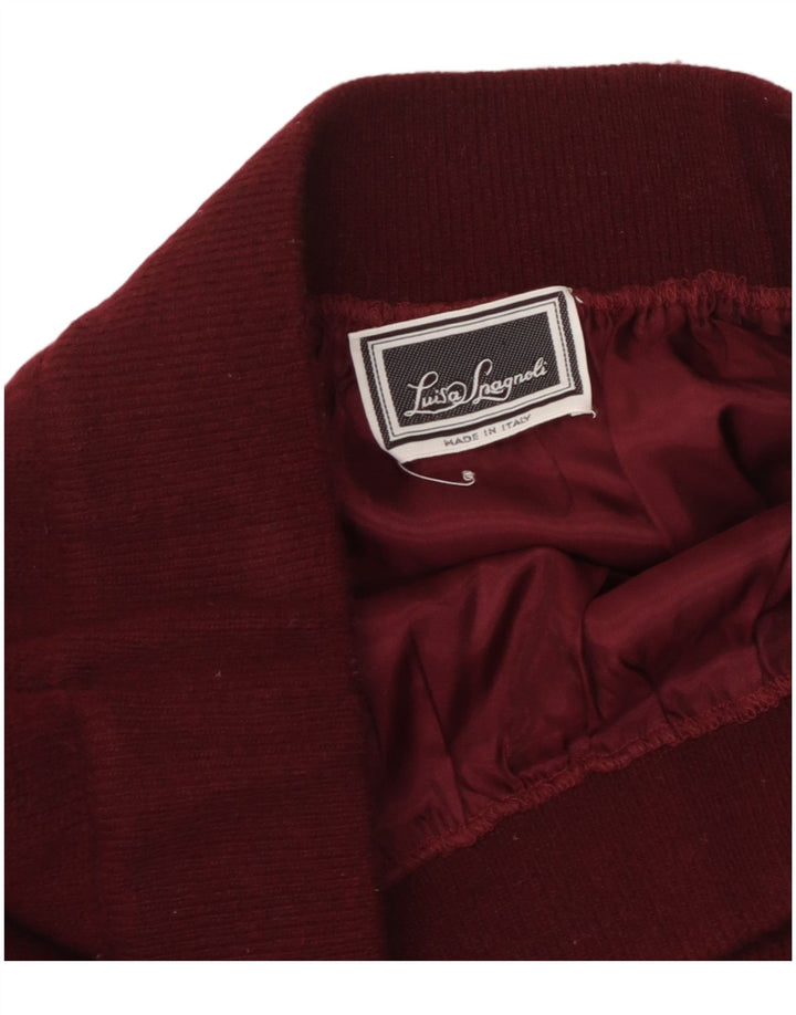 LUISA SPAGNOLI Ženska pletena pencil suknja W36 XL kestenjaste boje