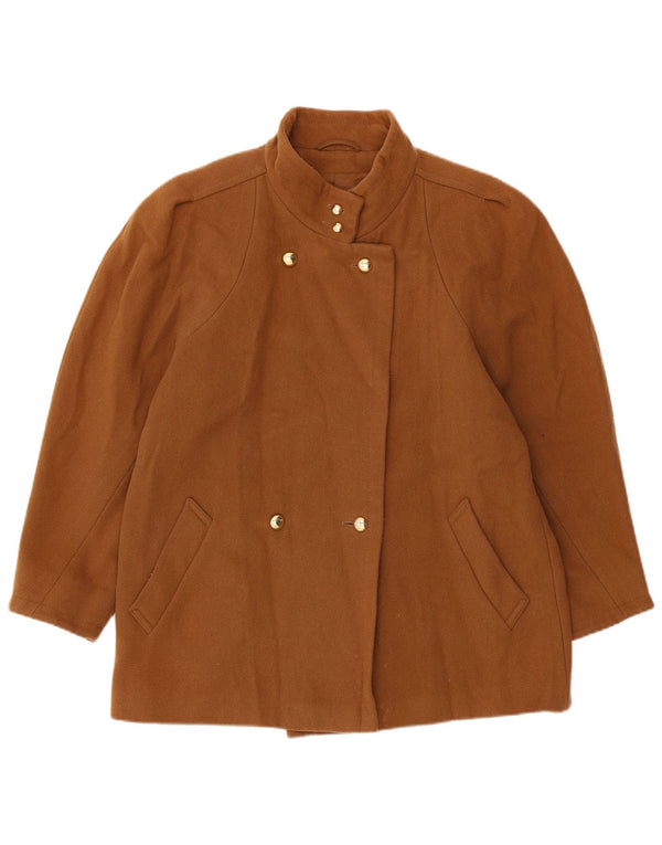 St Michael ženski dvoredni sako UK 14 velika bež vuna