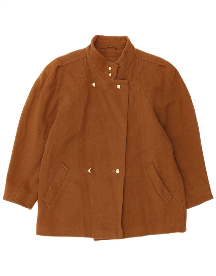 St Michael ženski dvoredni sako UK 14 velika bež vuna