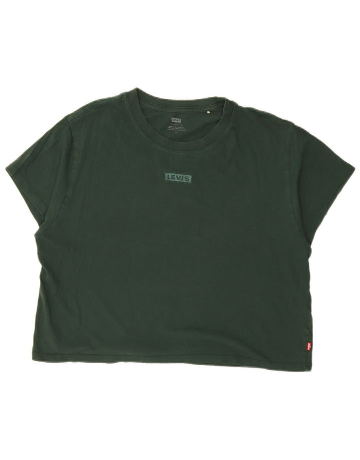 Levi's ženska majica kratkih rukava UK 14 Srednje zelena