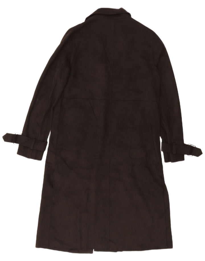 Zara ženski osnovni kaput UK 12 srednji crni poliester