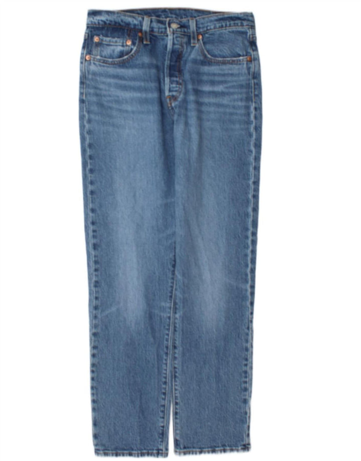 Levi's muške 501 ravne traperice W28 L30 plavi pamuk