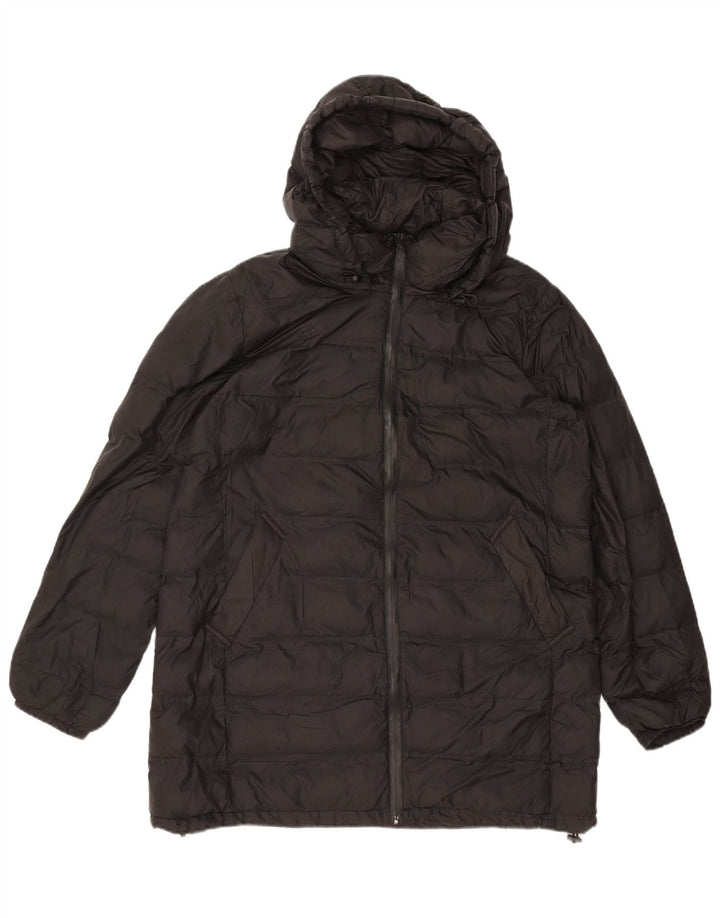 ZARA Womens Hooded Padded Jacket UK 18 XL Black