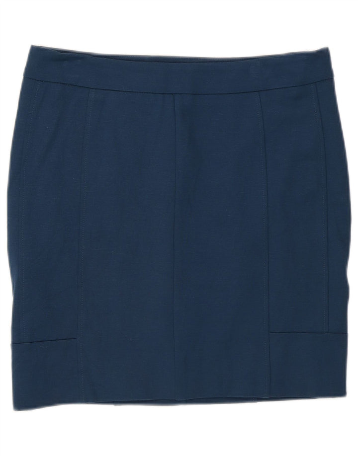 Calvin Klein ženska mini suknja US 4 mala W28 plava viskoza