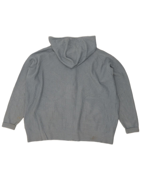 Marks & Spencer ženski široki pulover s kapuljačom UK 16 Large Blue