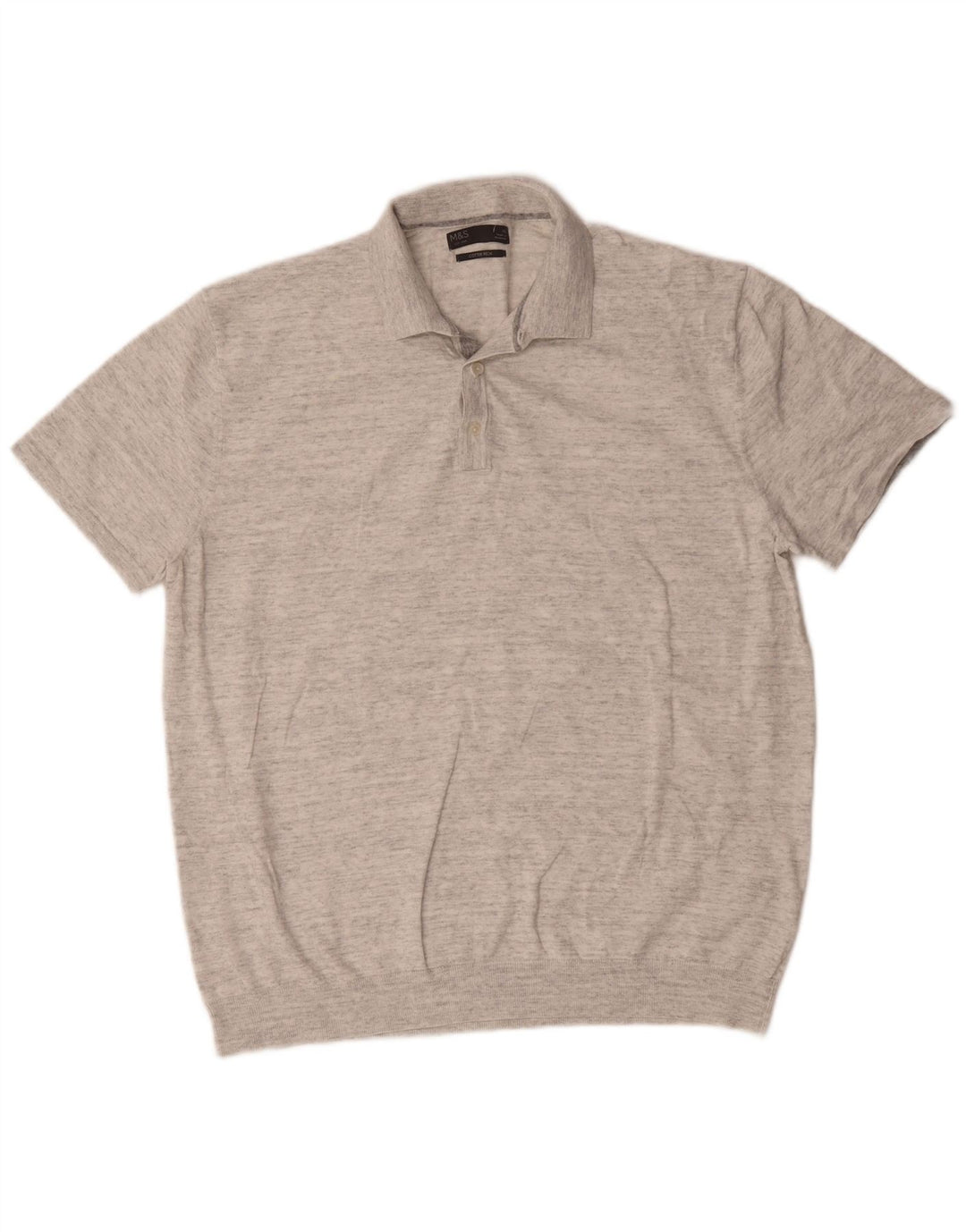 Marks & Spencer muška polo majica XL sivi flekasti pamuk