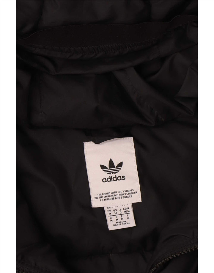 Adidas muška podstavljena jakna s kapuljačom, srednji crni poliester