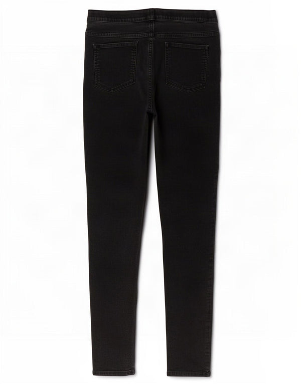 Marks & Spencer ženske jegging traperice UK 14 srednje W30 L29 crni pamuk