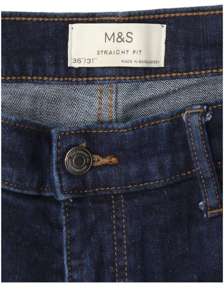 Marks & Spencer muške ravne traperice W36 L31 tamnoplave