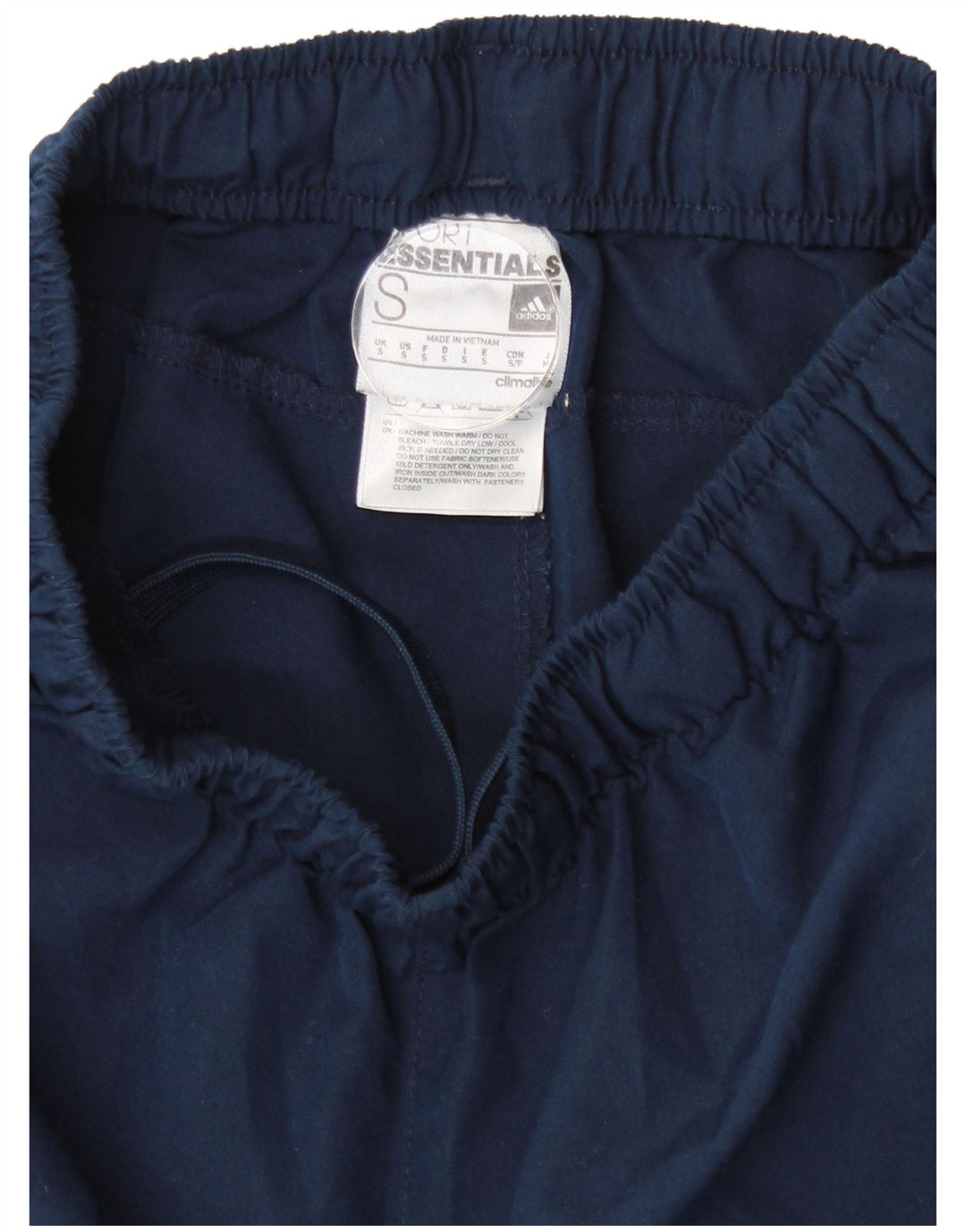 Adidas muške hlače od trenirke male tamnoplave poliesterske