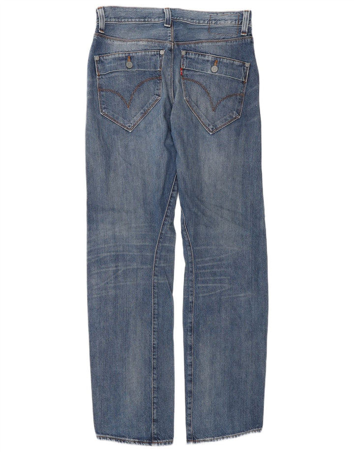 Levi's dizajnirane muške ravne traperice W30 L34 plavi pamuk