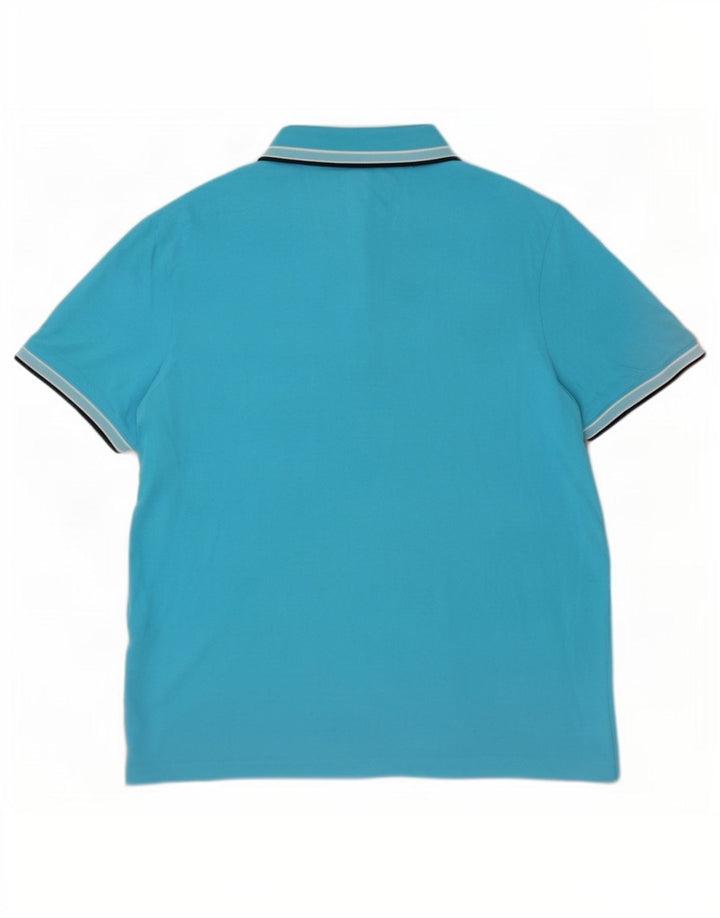 Muška polo majica Hugo Boss 4XL, plavi pamuk
