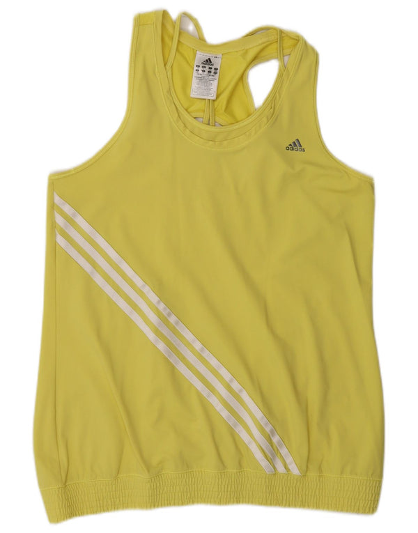 Adidas ženski Climacool prsluk UK 16/18 veliki žuti poliamid