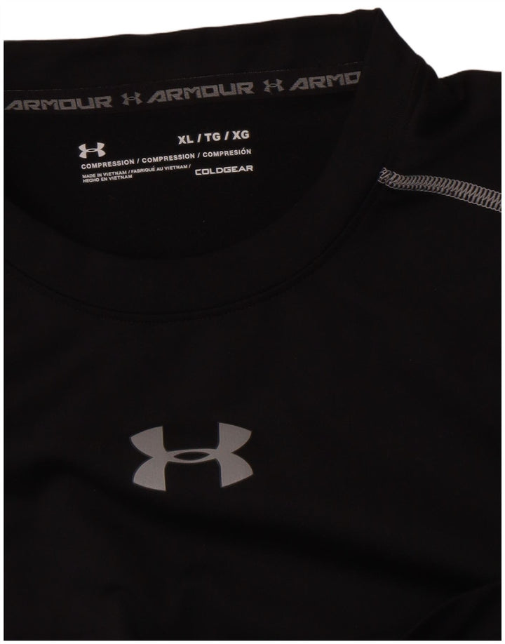 Under Armour muška kompresijska majica dugih rukava XL crna