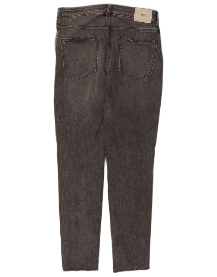 Zara ženske uske traperice EU 42 Large W32 L28 sive