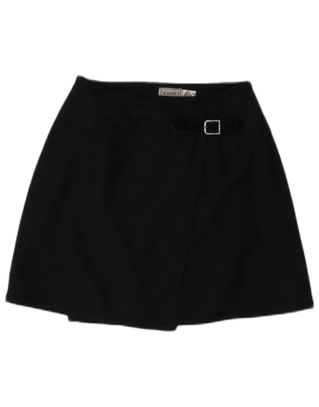 Seventy ženska suknja na omot IT 42 srednje W26 tamnoplava vuna