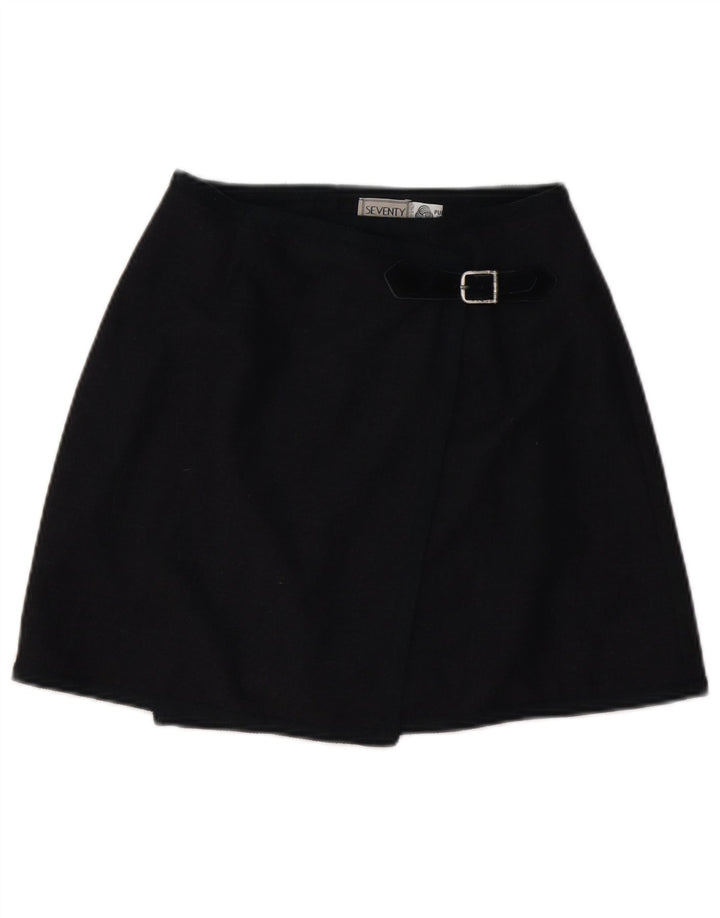 Seventy ženska suknja na omot IT 42 srednje W26 tamnoplava vuna