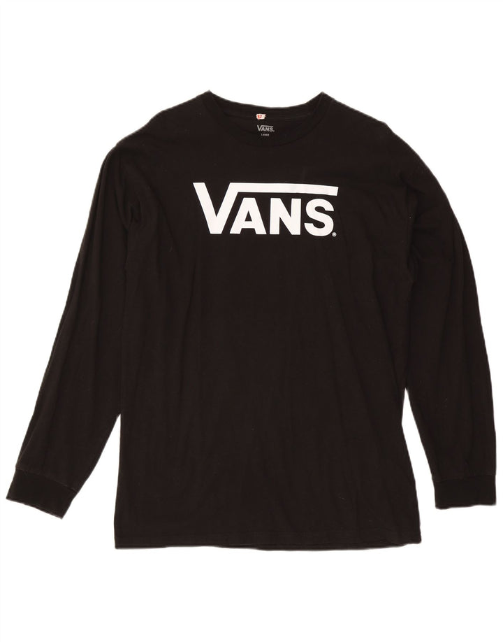 Vans muška majica dugih rukava s grafikama, veliki crni pamuk
