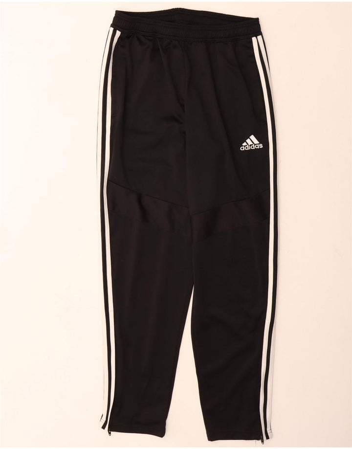 Adidas muške trenirke srednje crne poliesterske hlače